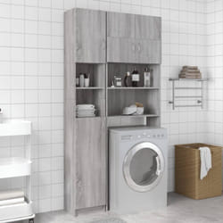 Vidaxl - Armoire de bain Sonoma gris 32x25,5x190 cm Bois d'ingénierie