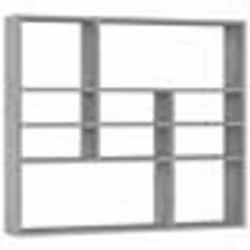 vidaXL Étagère murale Sonoma gris 90x16x78 cm Bois ingénierie
