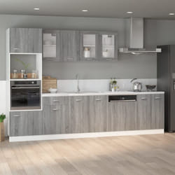 Armoire de plancher 'Lyon' Sonoma gris 60x46x81,5 cm Vidaxl