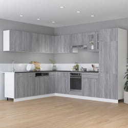 Armoire de plancher à tiroir 'Lyon' Sonoma gris 60x46x81,5 cm Vidaxl