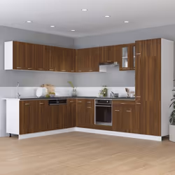vidaXL Armoire de plancher à tiroir "Lyon" Chêne marron 60x46x81,5 cm