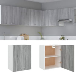 vidaXL Armoire suspendue "Lyon" Sonoma gris 50x31x60 cm