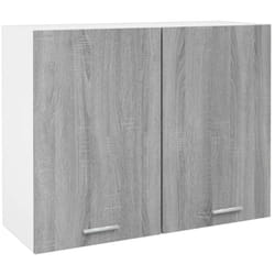Armoire suspendue 'Lyon' Sonoma gris 80x31x60 cm Vidaxl