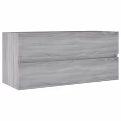 VidaXL 815652, Gris, Chêne, Bois, 60 kg, 800 mm, 385 mm, 450 mm