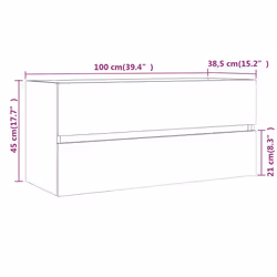 VidaXL 815658 ensemble de meuble de salle de bain - Vue supplémentaire 8