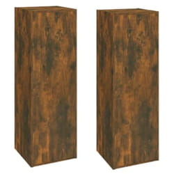 Meubles tv 2 pcs Chêne fumé 30,5x30x90 cm Bois d'ingénierie Vidaxl