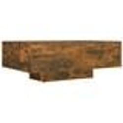 vidaXL Table basse Chêne fumé 85x55x31 cm Bois d'ingénierie - TU