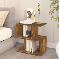 VidaXL 815828 Table de nuit et table de chevet Chêne - Vue supplémentaire 3