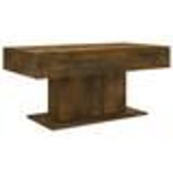 vidaXL Table basse Chêne fumé 96x50x45 cm Bois d'ingénierie - TU