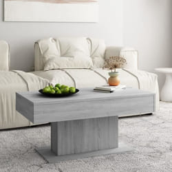 vidaXL Table basse Sonoma gris 96x50x45 cm Bois d'ingénierie - TU