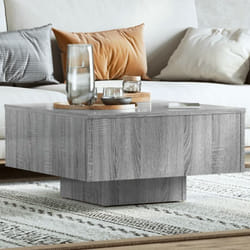 Vidaxl - Table basse Sonoma gris 60x60x31,5 cm Bois d'ingénierie