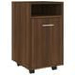 vidaXL Armoire appoint à roues Chêne marron 33x38x60 cm - TU
