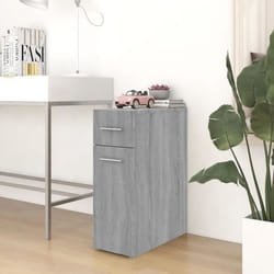 vidaXL Armoire apothicaire Sonoma gris 20x45,5x60 cm Bois d'ingénierie - TU
