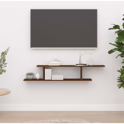 Cette étagère TV murale, pratique et élégante, est destinée à attirer l'attention dans votre maison. Matériau haute de gamme ...