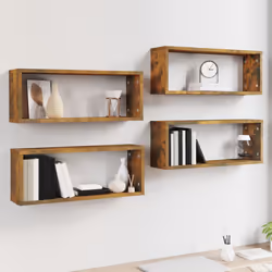 VidaXL 815925 étagères Bois Chêne, Marron - Vue supplémentaire 6
