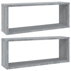 VidaXL 815927 étagères Bois Gris