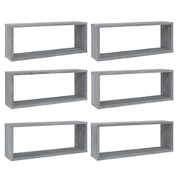 VidaXL 815929 étagères Bois Gris