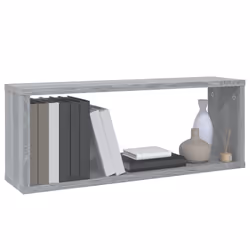 VidaXL 815929 étagères Bois Gris - Vue supplémentaire 7