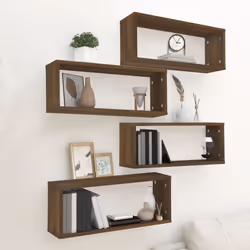VidaXL 815931 étagères Bois Marron, Bois