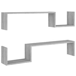 VidaXL 815934 étagères Bois Gris