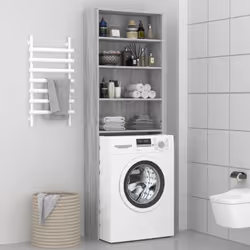 Avec ce meuble pour lave-linge, vous pouvez créer et utiliser de manière optimale un espace de rangement supplémentaire dans  ...