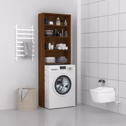 Avec ce meuble pour lave-linge, vous pouvez créer et utiliser de manière optimale un espace de rangement supplémentaire dans ...