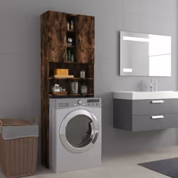 Avec ce meuble pour lave-linge, vous pouvez créer et utiliser de manière optimale un espace de rangement supplémentaire dans  ...