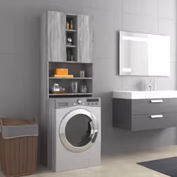 Avec ce meuble pour lave-linge, vous pouvez créer et utiliser de manière optimale un espace de rangement supplémentaire dans  ...