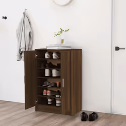 Cette armoire à chaussures pratique et élégante est une solution de rangement des chaussures pour votre chambre à coucher et ...
