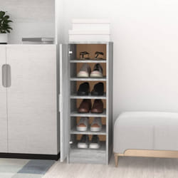 Vidaxl - Meuble à chaussures Sonoma gris 32x35x92 cm Bois d'ingénierie