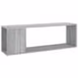 vidaXL Meuble TV Sonoma gris 100x24x32 cm Bois d'ingénierie