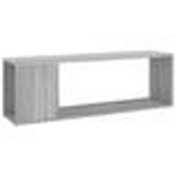 vidaXL Meuble TV Sonoma gris 100x24x32 cm Bois d'ingénierie