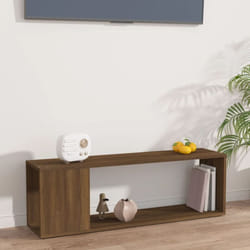 Meuble tv Chêne marron 100x24x32 cm Bois d'ingénierie Vidaxl