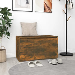 Vidaxl - Banc d'entrée 80x40x45 cm Chêne fumé Bois d'ingénierie