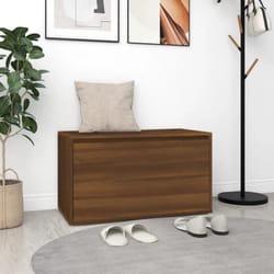 Vidaxl - Banc d'entrée 80x40x45 cm Chêne marron Bois d'ingénierie