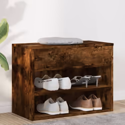Ce banc à chaussures, au design élégant, est un excellent supplément à votre intérieur et garde vos chaussures organisées et  ...