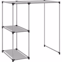 Ce support de rangement au-dessus de la machine à laver est certainement une solution parfaite pour créer des espaces de rang ...