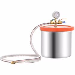 Cette chambre à vide en acier inoxydable est un excellent choix pour les opérations de dégazage sous vide, l'encapsulation so ...