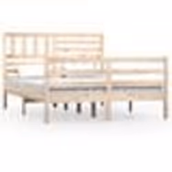 vidaXL Cadre de lit sans matelas bois massif 120x200 cm - 120 x 200 cm