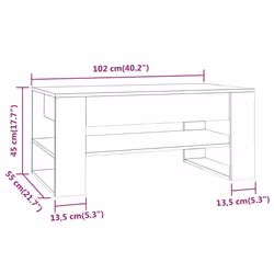 VidaXL 810900 Table à café, latérale et de salon - Vue supplémentaire 7