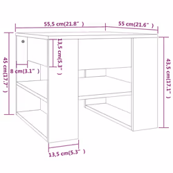 VidaXL 810911 Table à café, latérale et de salon - Vue supplémentaire 7