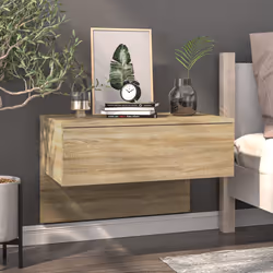 VidaXL 810941 Table de nuit et table de chevet Chêne