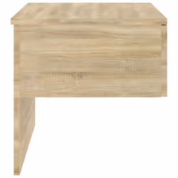 VidaXL 810942 Table de nuit et table de chevet Chêne - Vue supplémentaire 7