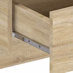 VidaXL 810942 Table de nuit et table de chevet Chêne - Vue supplémentaire 8