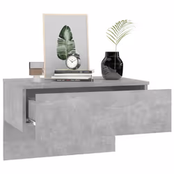VidaXL 810943 Table de nuit et table de chevet Couleur du béton - Vue supplémentaire 4