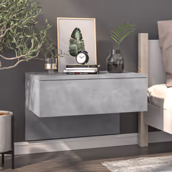 VidaXL 810944 Table de nuit et table de chevet Couleur du béton