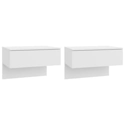 VidaXL 810948 Table de nuit et table de chevet Blanc