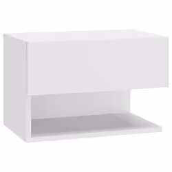 VidaXL 810954 Table de nuit et table de chevet Blanc - Vue supplémentaire 5