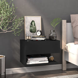 VidaXL 810955 Table de nuit et table de chevet Noir