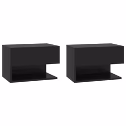 VidaXL 810956, Noir, Bois, 50 kg, 460 mm, 295 mm, 300 mm